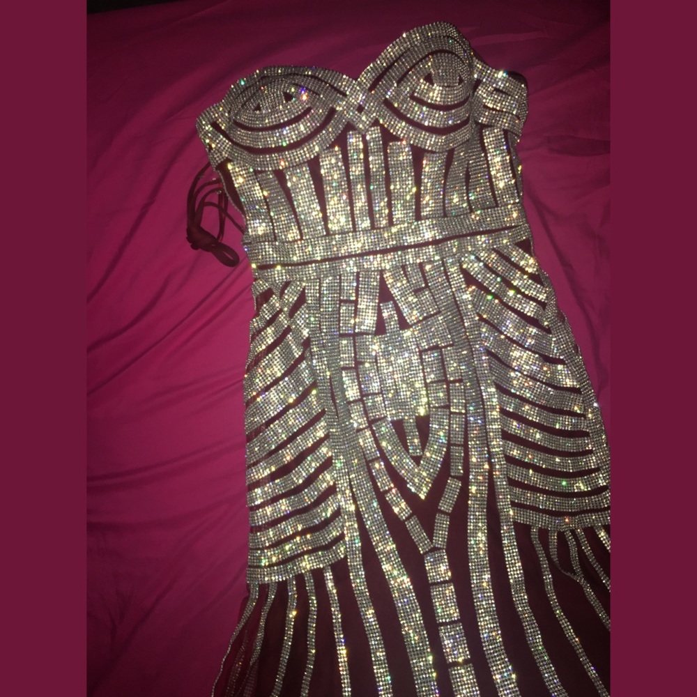 Diamond Sweetheart Mermaid Prom Dress - Picture 2 of 7